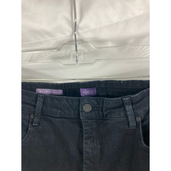 NYDJ Billie Mini Bootcut Black Jean Size 14W - Picture 2 of 3